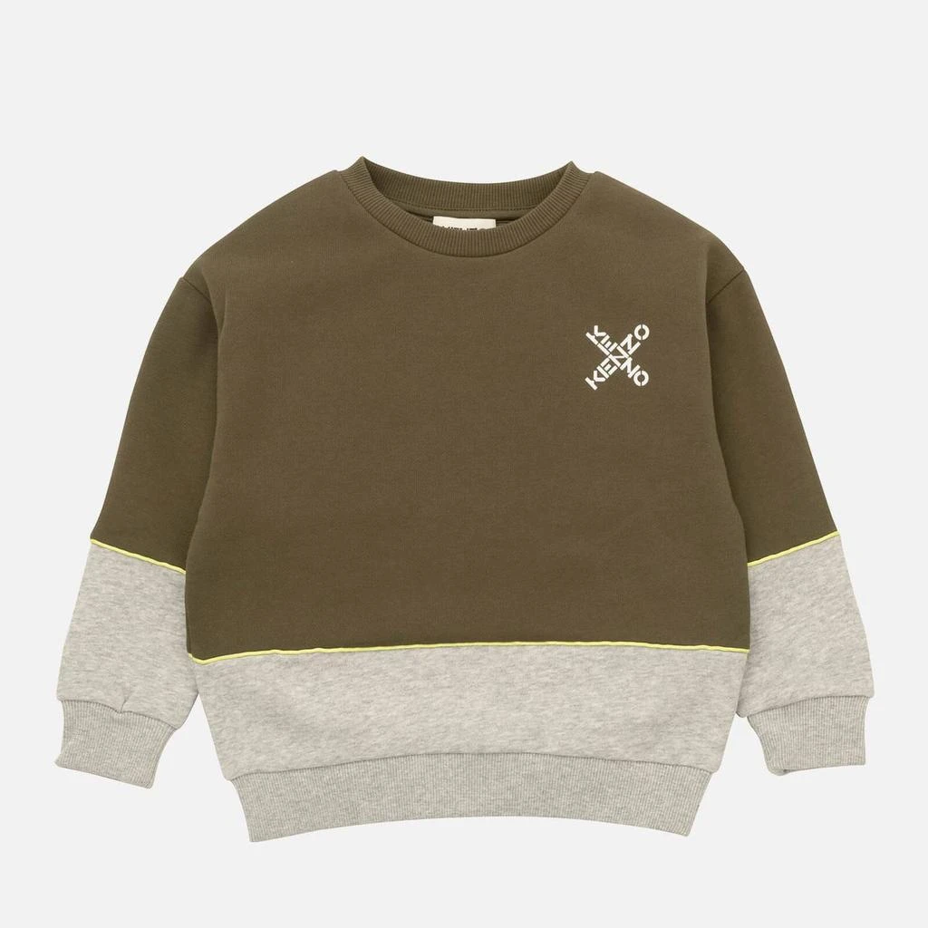 商品Kenzo|KENZO Boys' 2 Tone Cotton-Blend Jersey Sweatshirt,价格¥450,第1张图片