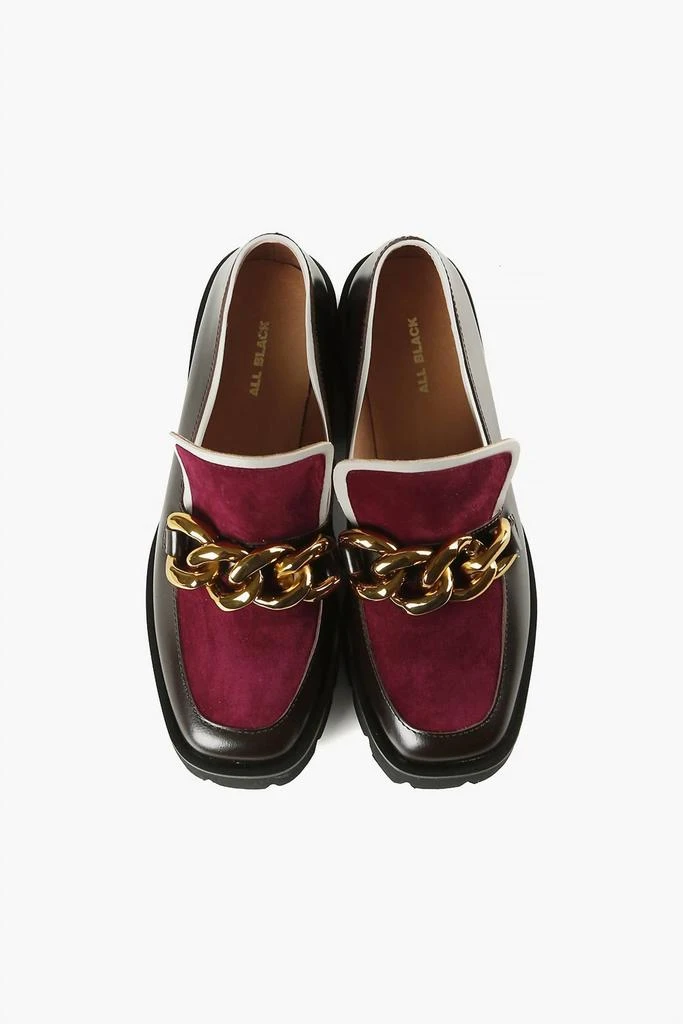 商品All Black|Links Loafers in Purple/Brown,价格¥1075,第2张图片详细描述