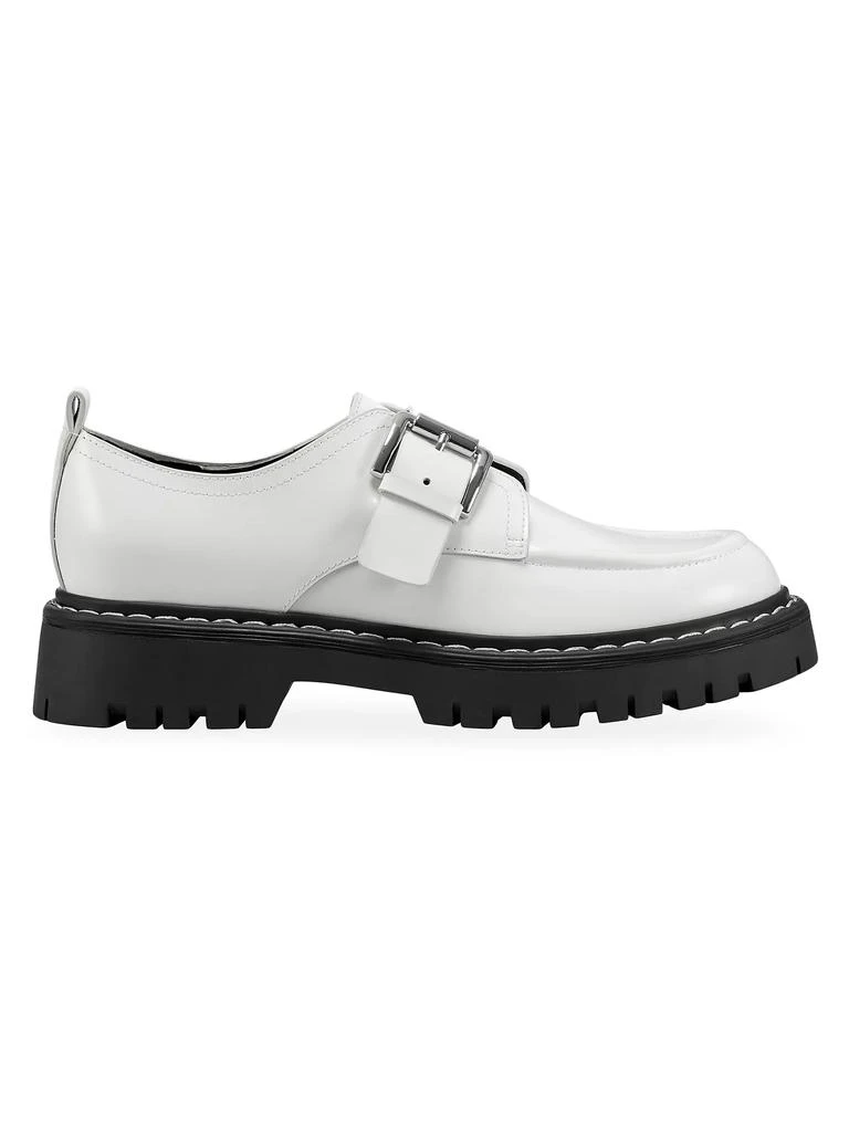 商品Marc Fisher|Tarla Leather Lugged-Sole Loafers,价格¥1127,第1张图片