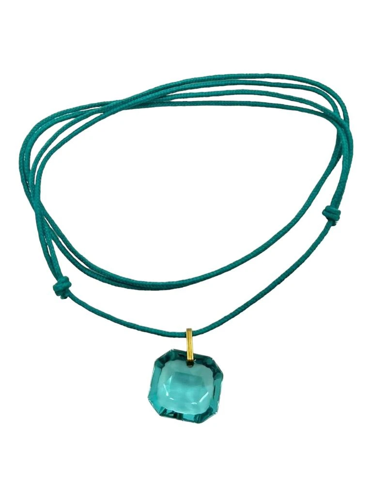 商品Baccarat|2810707 Marie-Hélène ne de Taillac Turquoise Crystal Pendant with Gold Bail,价格¥2050,第2张图片详细描述