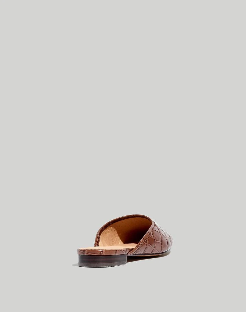 商品Madewell|The Adelia Mule in Croc Embossed Leather,价格¥798,第3张图片详细描述