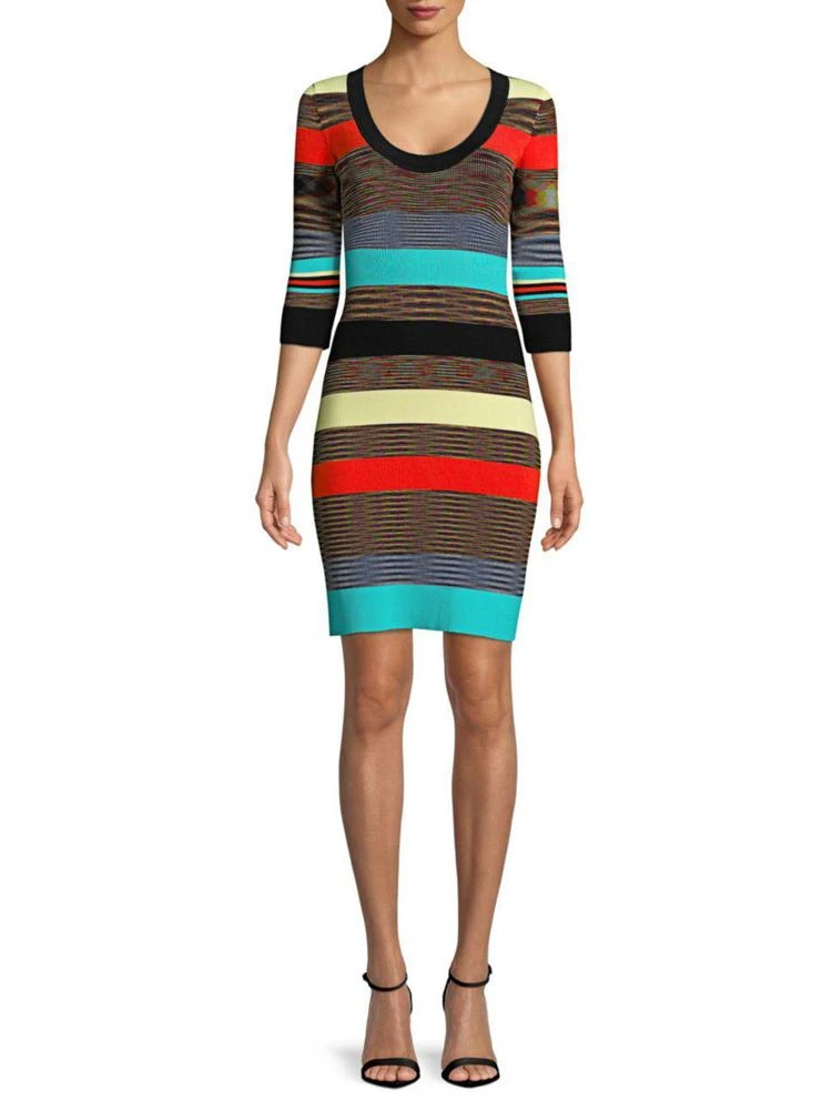 商品Diane von Furstenberg|Striped Ribbed Sweater,价格¥899,第1张图片
