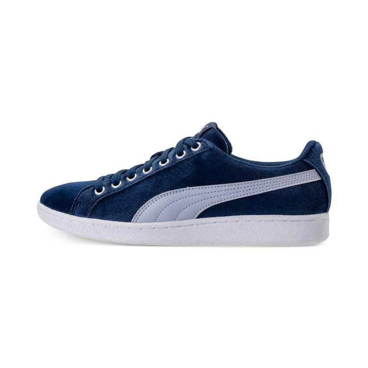 商品Puma|Women's Vikky Velvet Rope Casual Sneakers from Finish Line,价格¥259,第2张图片详细描述