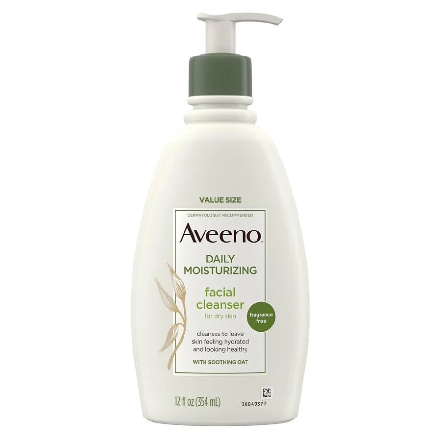 商品Aveeno|Daily Moisturizing Facial Cleanser, Soothing Oat,价格¥124,第1张图片