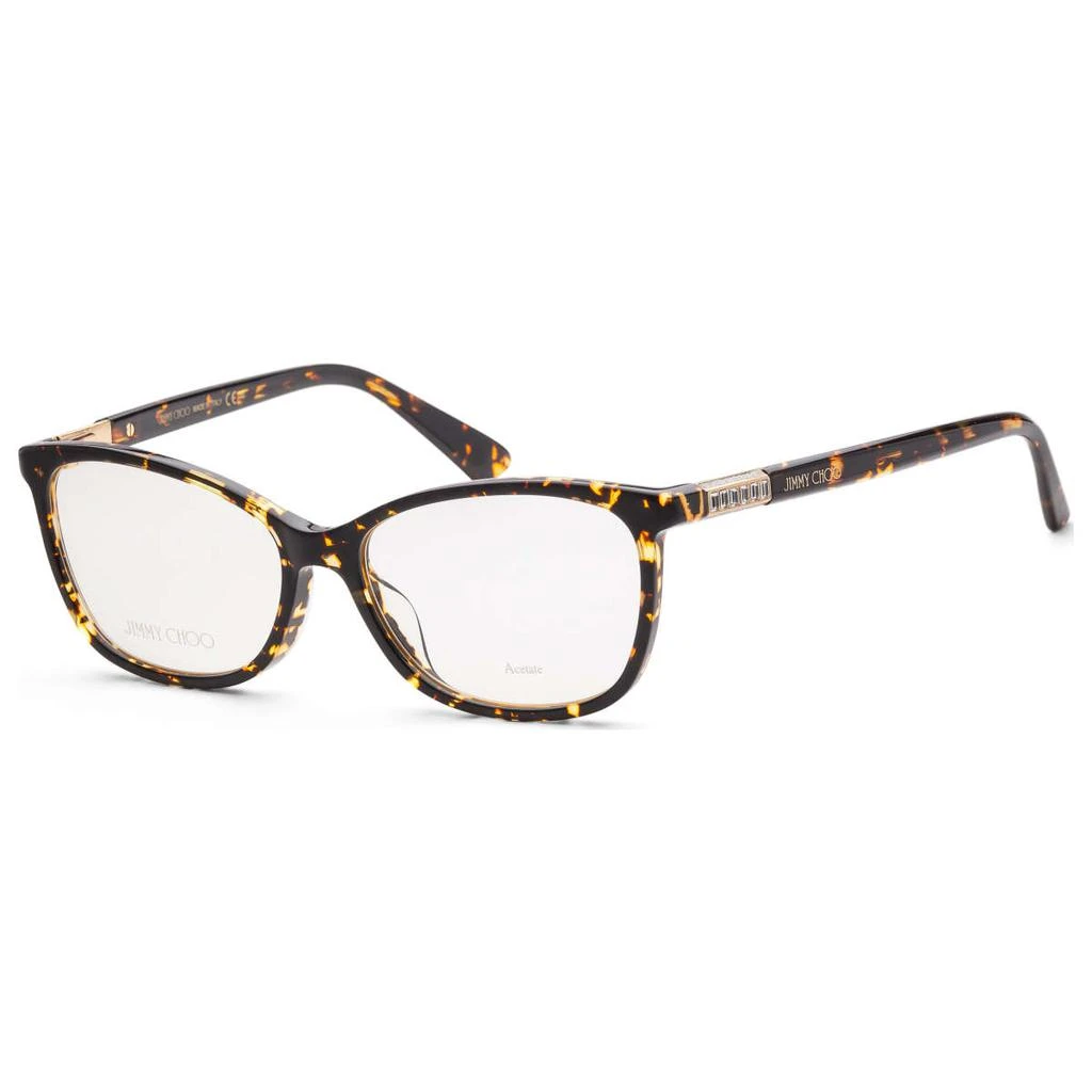 商品Jimmy Choo|Jimmy Choo Women's Brown Rectangular Opticals,价格¥596,第1张图片