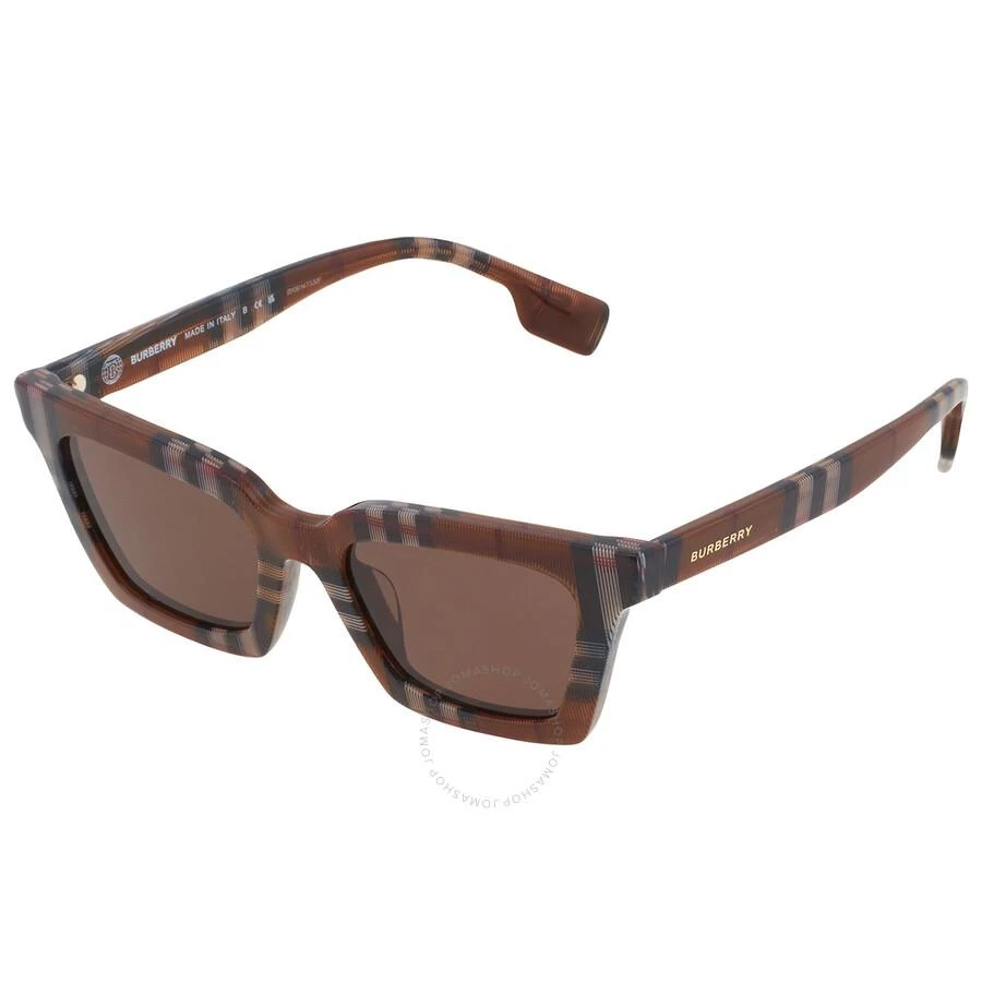 商品Burberry|Briar Dark Brown Square Ladies Sunglasses BE4392U 396673 52,价格¥609,第3张图片详细描述