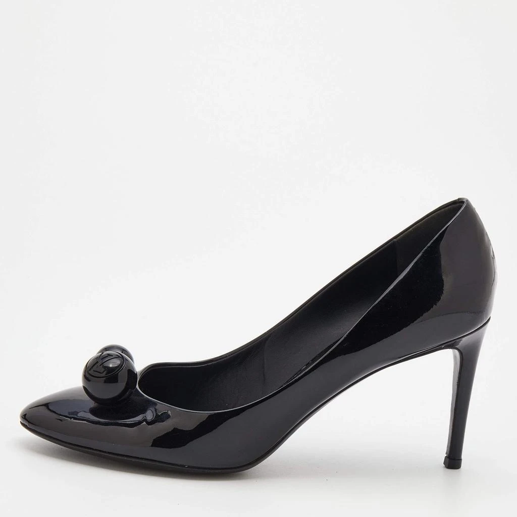 商品[二手商品] Louis Vuitton|Louis Vuitton Black Patent Leather Ball Pumps Size 40,价格¥1487,第1张图片