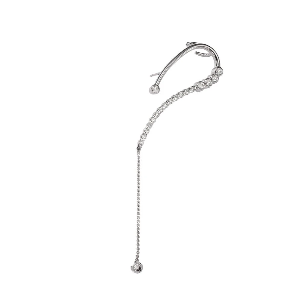 商品AME|Âme Q 18K White Gold, Lab-Grown Diamond 1.40ct. tw. Bold Ear Cuff (Left),价格¥32956,第3张图片详细描述