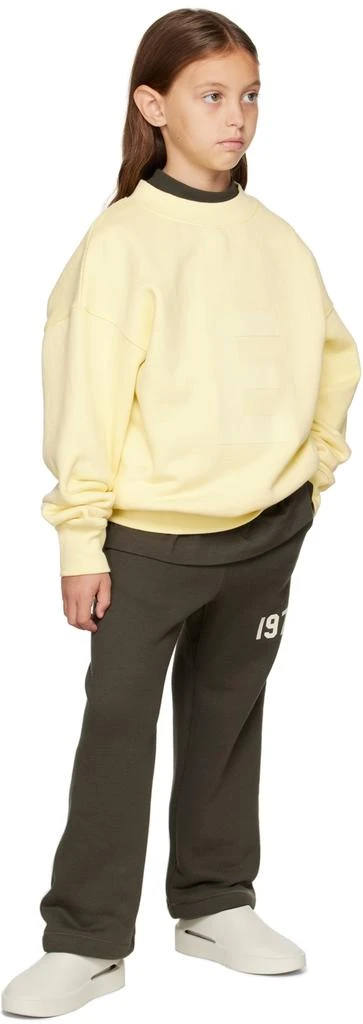 商品Essentials|Kids Yellow Logo Sweatshirt,价格¥319,第4张图片详细描述