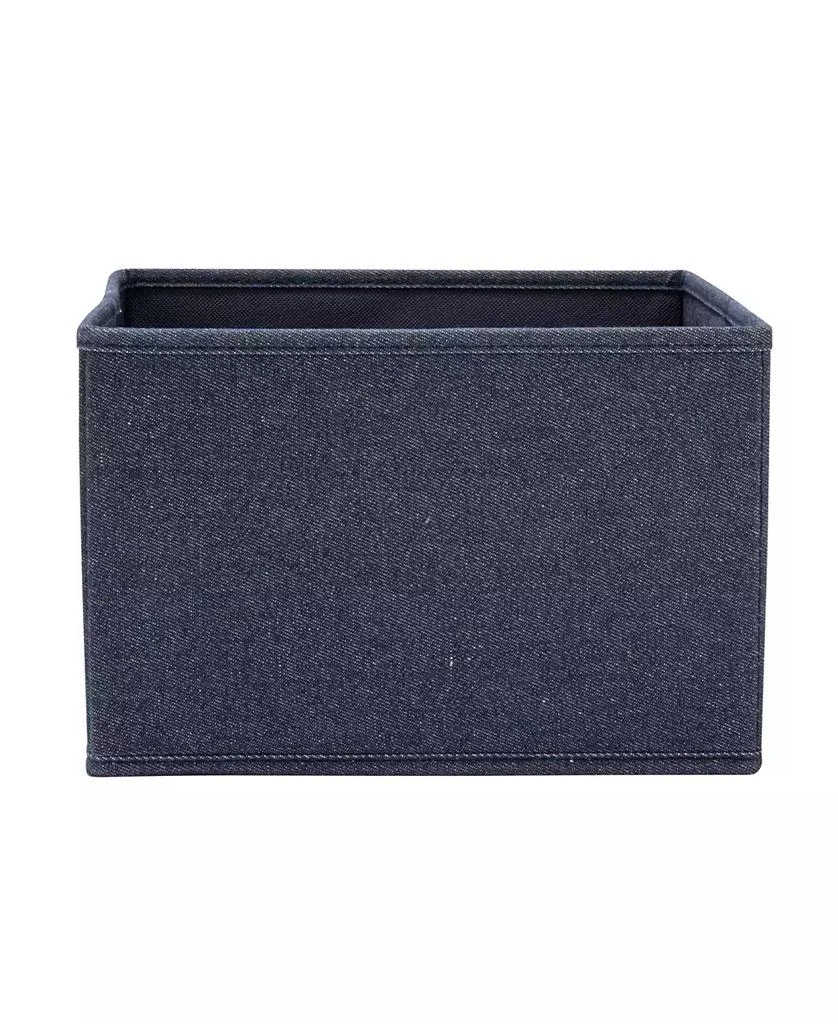 商品Household Essentials|Collapsible Cotton Blend Cube Storage Drawer with Handle, Set of 2,价格¥170,第4张图片详细描述