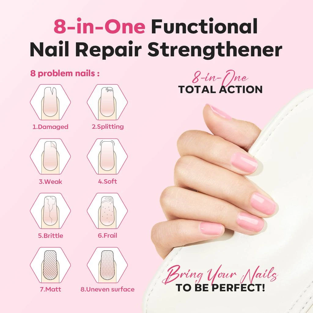 Nail Strengthener 2 in 1|指甲强化剂 - 珍珠白 商品