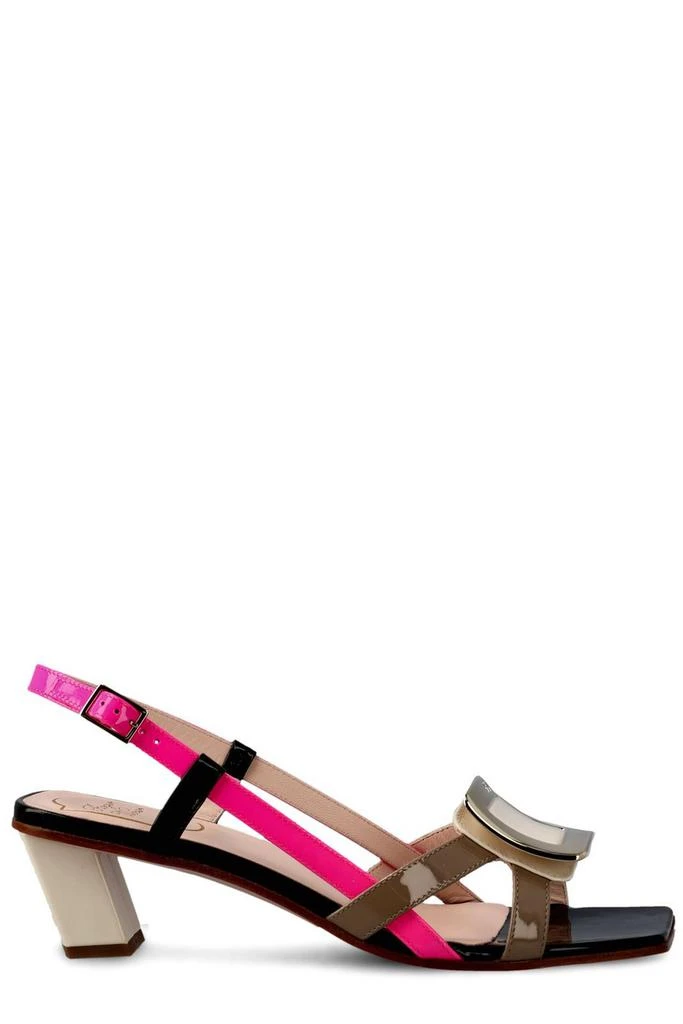 商品Roger Vivier|Roger Vivier Belle Vivier Slingback Sandals,价格¥3119,第1张图片