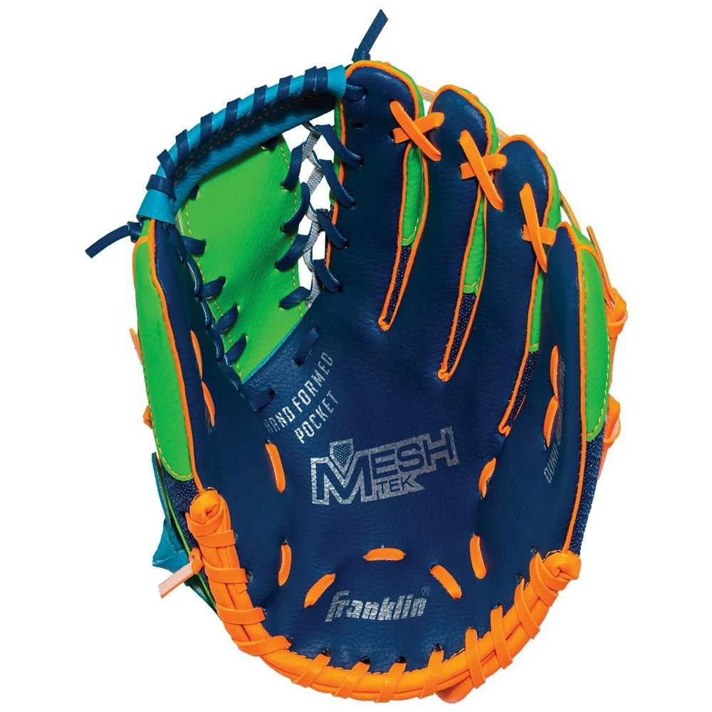 商品Franklin|9.5" Teeball Meshtek Glove & Ball Set Left Handed,价格¥241,第3张图片详细描述