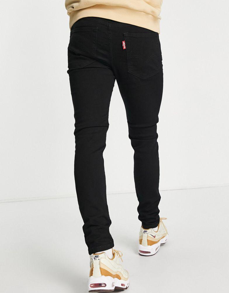 Levi's 519 super skinny jeans in black商品第2张图片规格展示