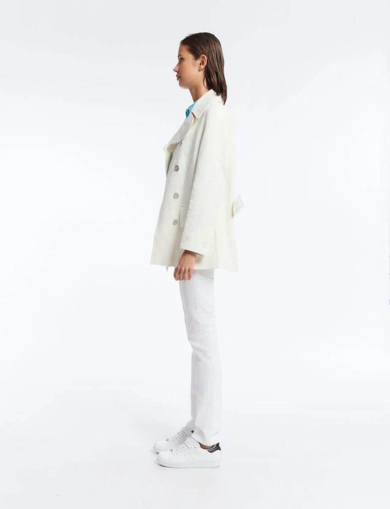 商品INES DE LA FRESSANGE|Seraphine ecru linen caban,价格¥3308,第5张图片详细描述