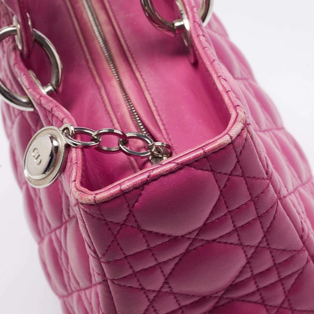 Dior Pink Cannage Leather Large Lady Dior Tote 商品