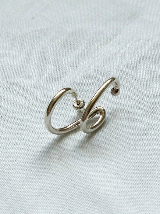 商品MARSBOM|S Earcuff Earring Silver,价格¥765,第3张图片详细描述