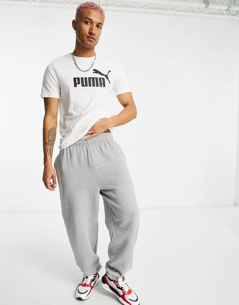 商品Puma|Puma Essentials large logo short sleeved t-shirt in white,价格¥99,第3张图片详细描述