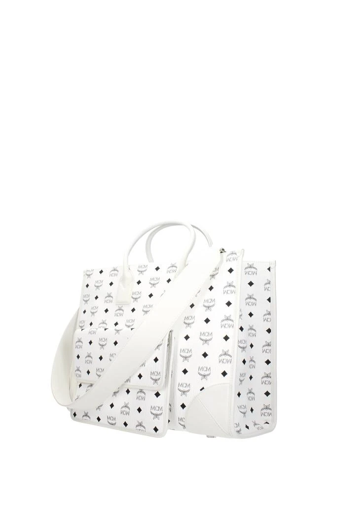 商品MCM|Handbags munchen Leather White Optic White,价格¥7546,第2张图片详细描述