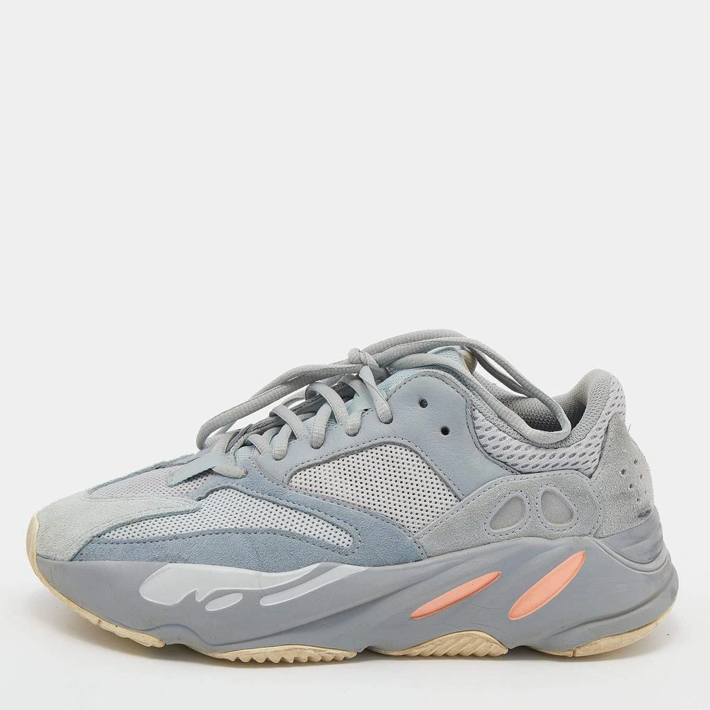 商品[二手商品] YEEZY|Yeezy x Adidas Grey/Blue Suede and Mesh Boost 700 V2 Inertia Sneakers Size 40,价格¥998,第1张图片