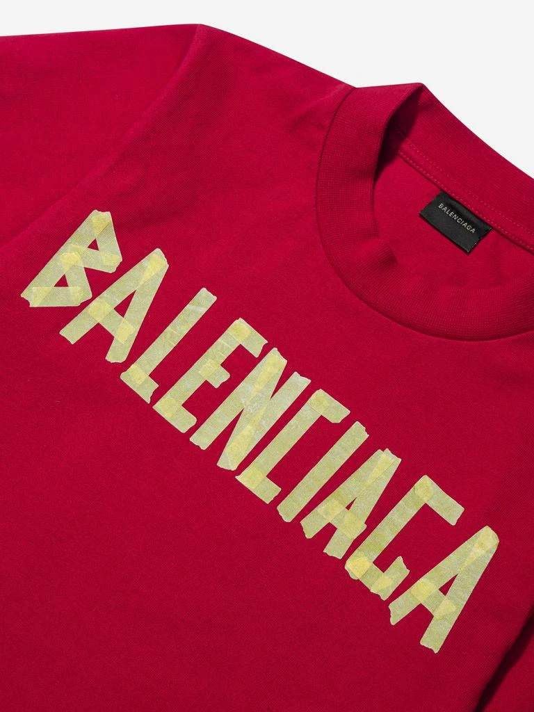 商品Balenciaga|Kids Logo T-Shirt in Red,价格¥1888,第3张图片详细描述