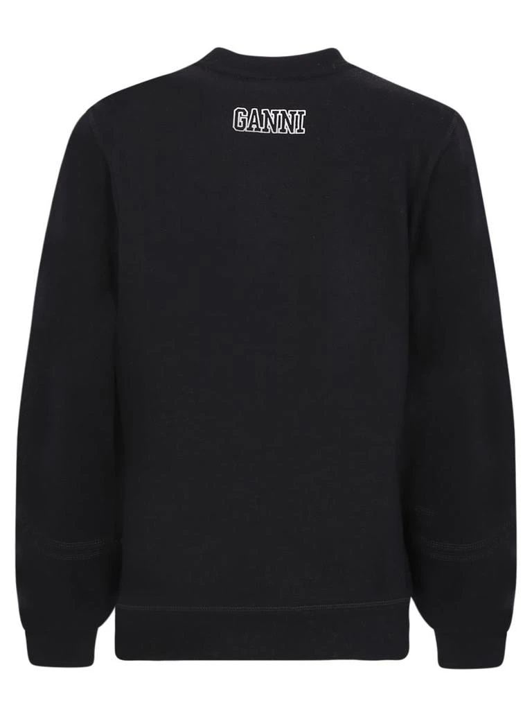 商品Ganni|GANNI ROUND NECK SWEATSHIRT WITH BISHOP SLEEVES BY GANNI, IT'S TIME TO GET COMFORTABLE,价格¥797,第2张图片详细描述