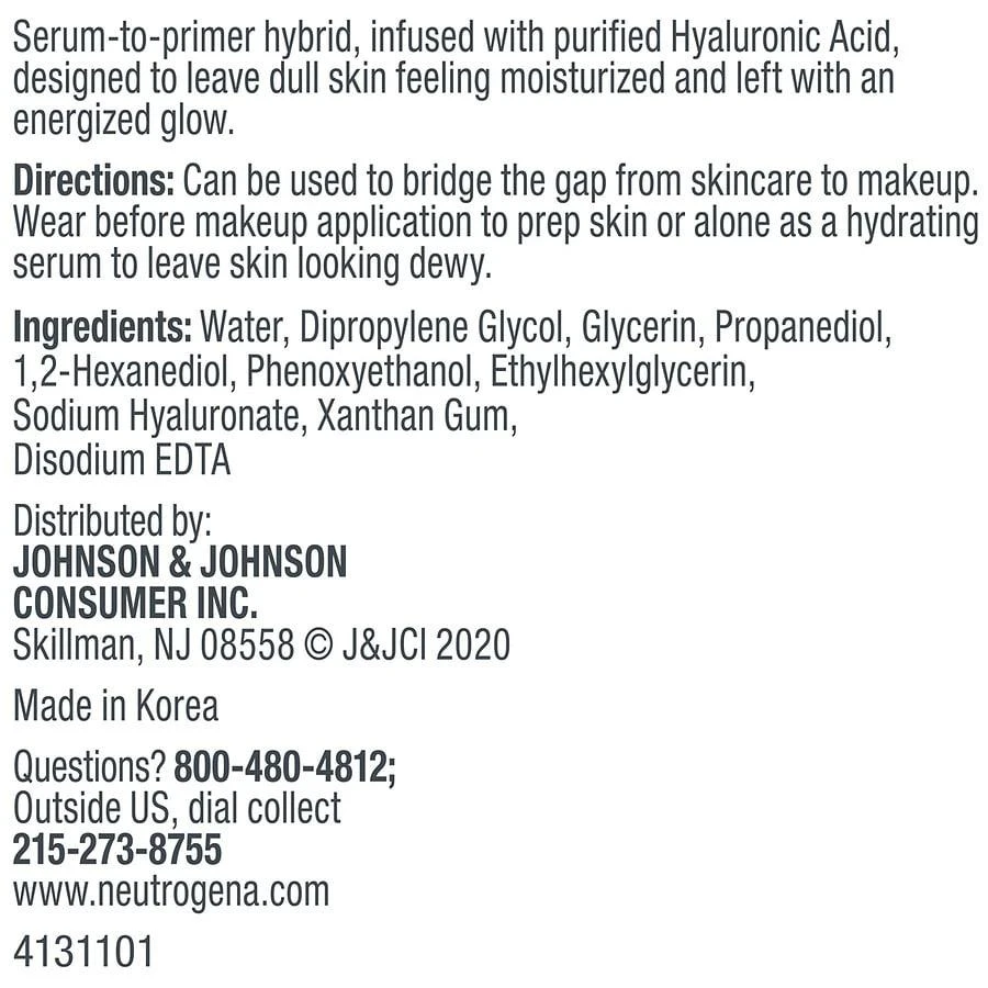 商品Neutrogena|Hydro Boost Glow Primer & Serum,价格¥149,第3张图片详细描述