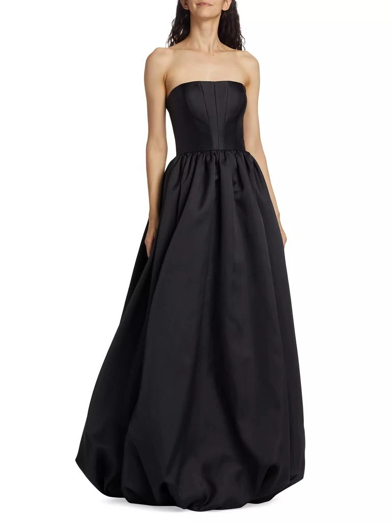 商品Vera Wang Bride|Vieda Strapless Bubble-Hem Gown,价格¥4452,第3张图片详细描述