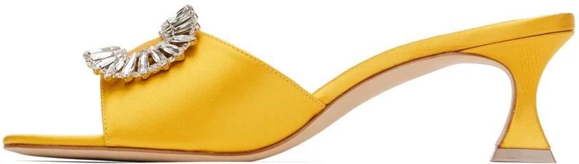 商品Manolo Blahnik|Yellow Laalita Heels,价格¥3120,第3张图片详细描述