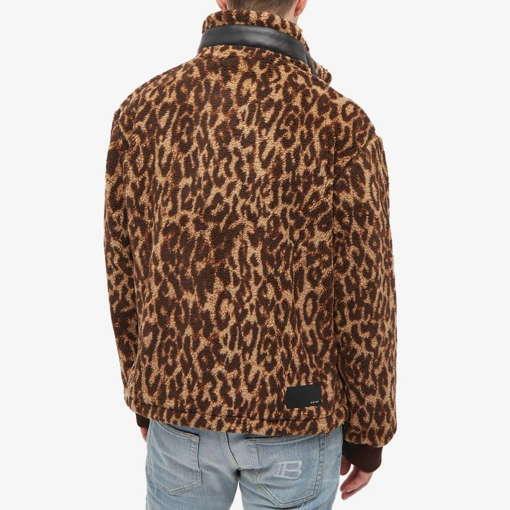 AMIRI Printed Leopard Polar Fleece Jacket 商品