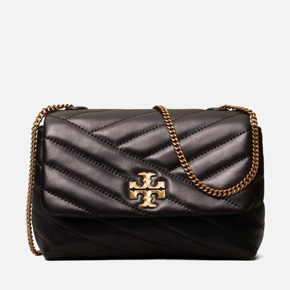 商品Tory Burch|Tory Burch Women's Kira Chevron Mini Bag - Black,价格¥2639,第1张图片