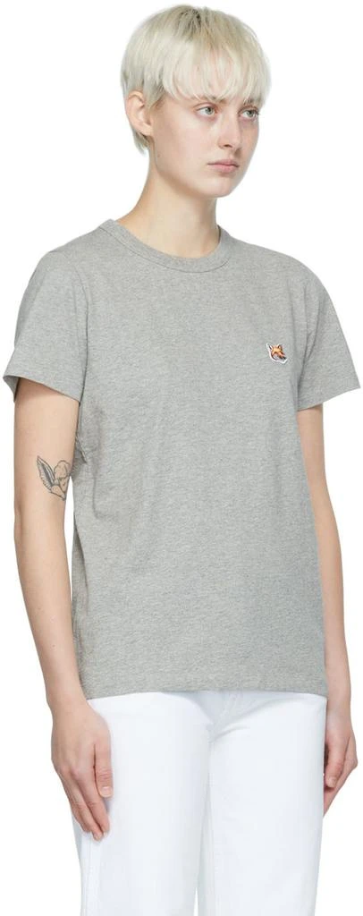 商品Maison Kitsune|Gray Fox Head T-Shirt,价格¥676,第2张图片详细描述