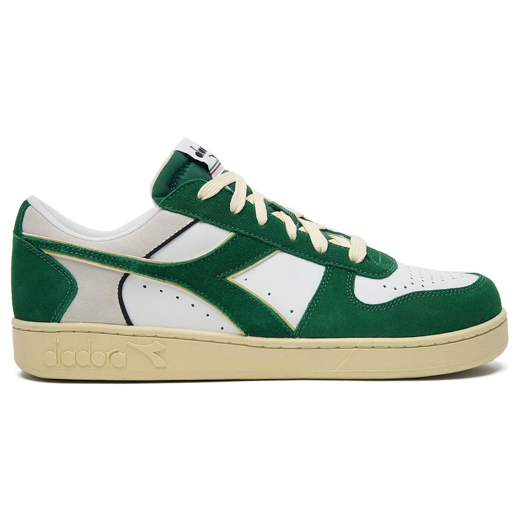 Diadora Magic Basket Low Suede Trainers - Amazon/White商品第1张图片规格展示