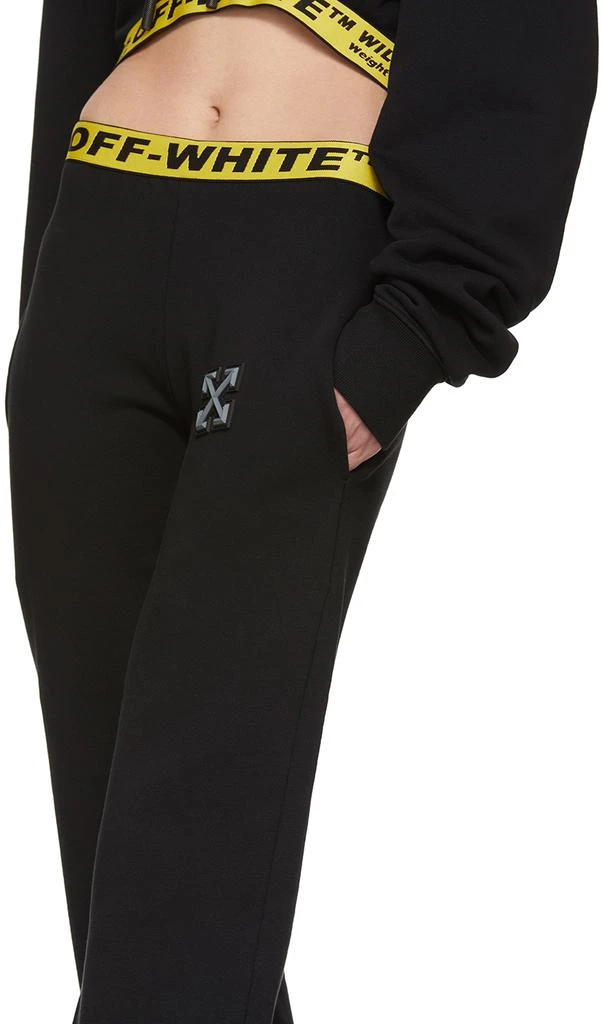 商品Off-White|SSENSE Exclusive Black "WORKOUT" 'Sport' Lounge Pants,价格¥2103,第4张图片详细描述