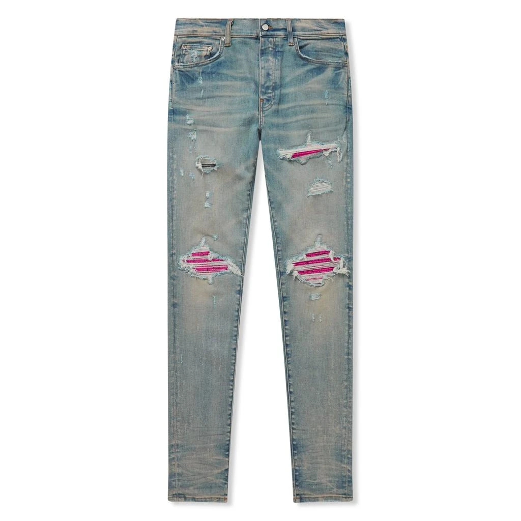 商品[二手商品] AMIRI|Amiri MX1 Pink Patch Blue Jeans,价格¥6526,第1张图片