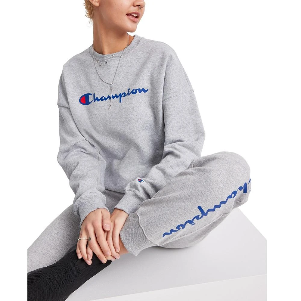 商品CHAMPION|Women's Logo Fleece Crewneck Sweatshirt,价格¥185,第4张图片详细描述
