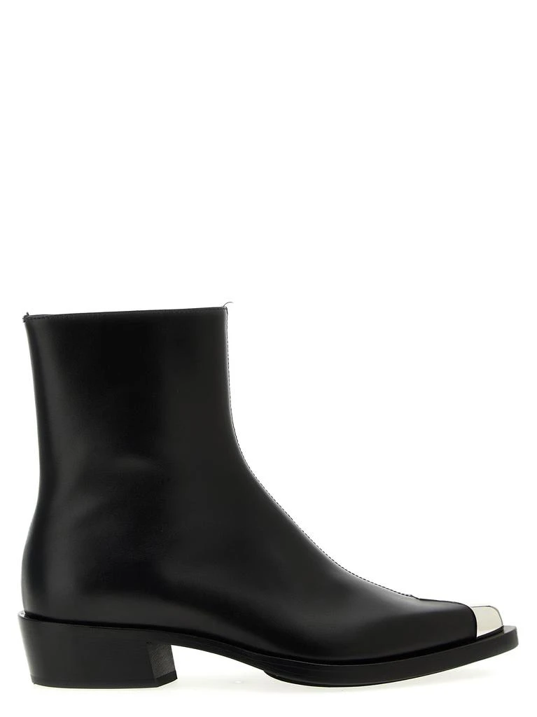 商品Alexander McQueen|Punk Ankle Boots Boots, Ankle Boots Black,价格¥5811,第1张图片