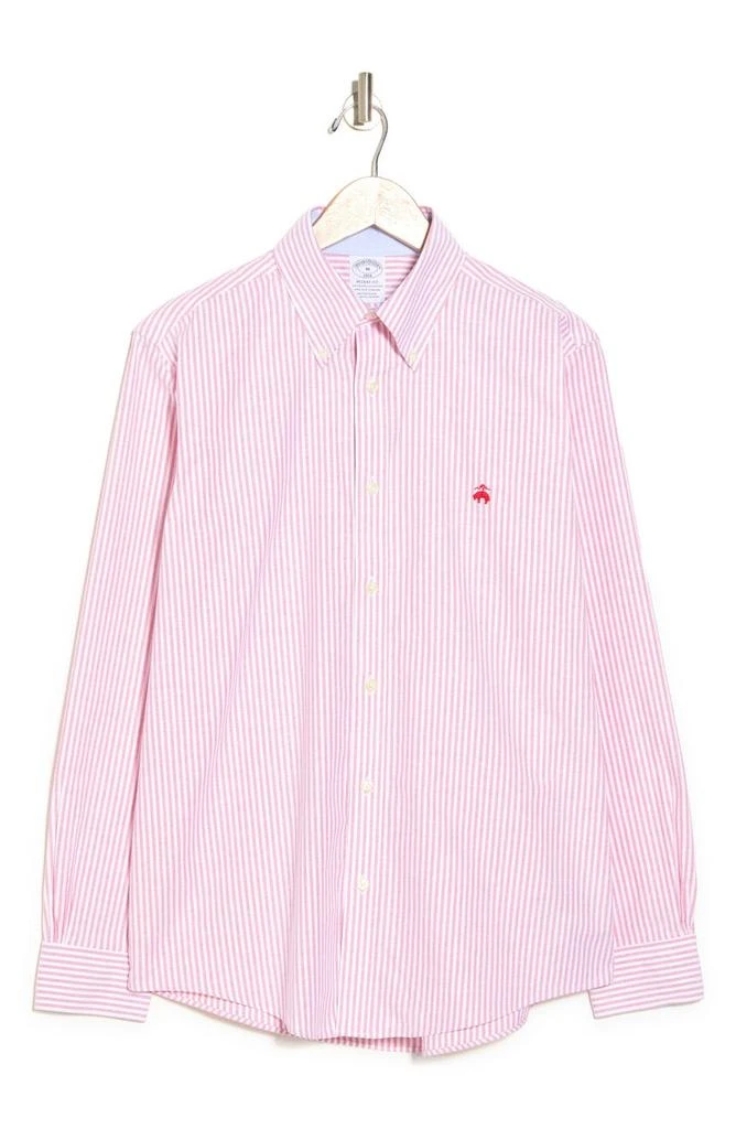 商品Brooks Brothers|Regent Fit Stripe Stretch Dress Shirt,价格¥410,第3张图片详细描述