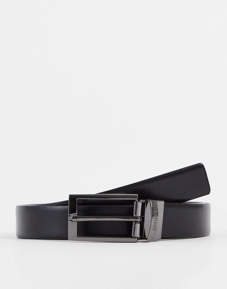 商品Hugo Boss|Hugo reversible belt in black,价格¥590,第1张图片