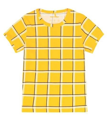 商品Mini Rodini|格纹棉质T恤,价格¥199,第1张图片