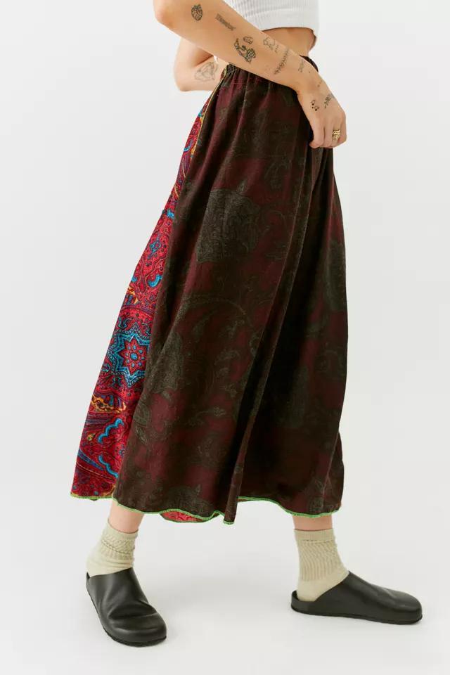 商品Urban Renewal|Urban Renewal Remade Dark Paisley Paneled Maxi Skirt,价格¥489,第7张图片详细描述