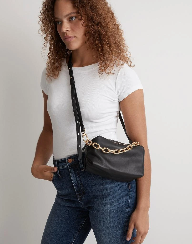 商品Madewell|The Chain-Strap Crossbody Bag in Leather,价格¥734,第3张图片详细描述