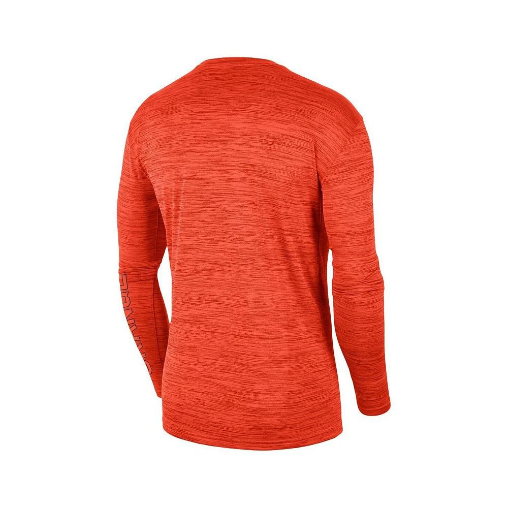 商品NIKE|Men's Orange Syracuse Orange Velocity Legend Team Performance Long Sleeve T-shirt,价格¥225,第3张图片详细描述