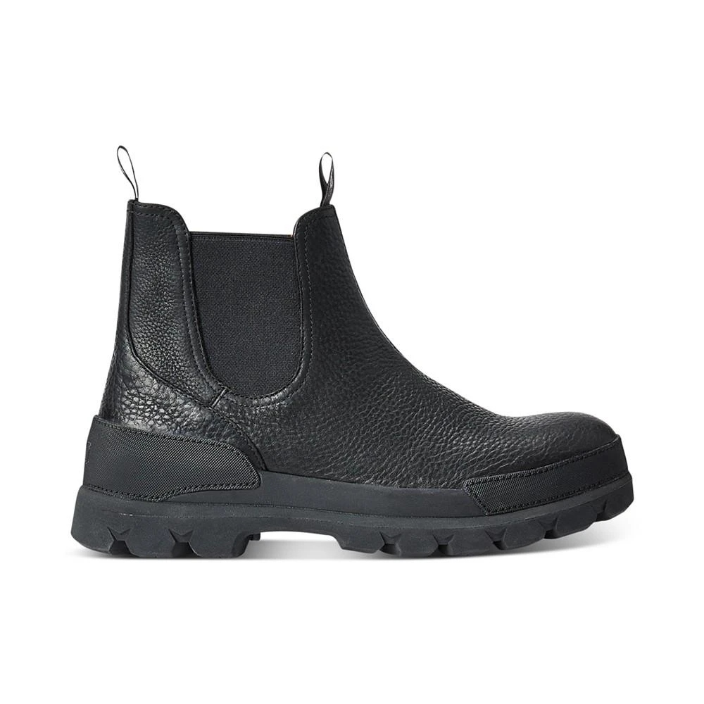 商品Ralph Lauren|Men's Oslo Tumbled Leather Chelsea Boots,价格¥479,第2张图片详细描述