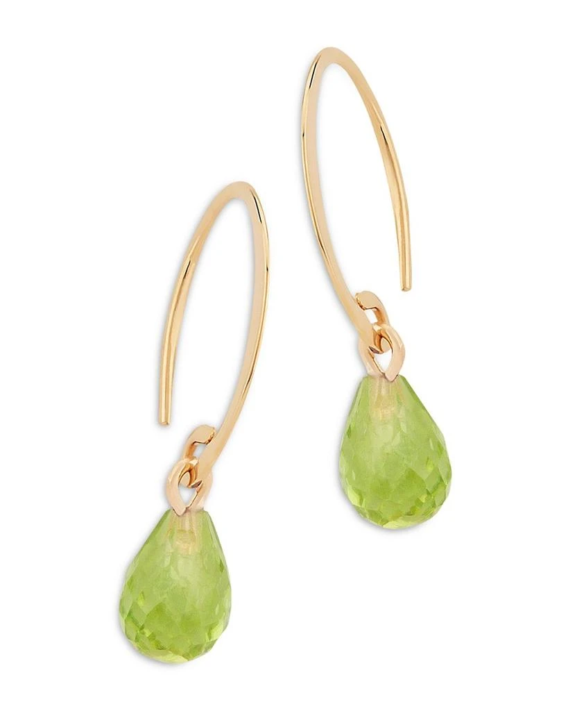 商品Bloomingdale's|Peridot Briolette Mini Sweep Drop Earrings in 14K Yellow Gold,价格¥1605,第1张图片