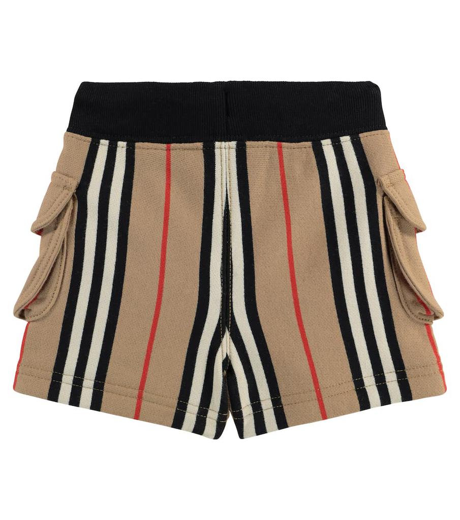 Baby Icon Stripe棉质针织短裤商品第2张图片规格展示