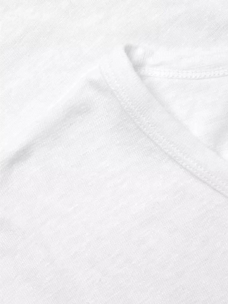 Stretch Linen V-Neck Tee 商品