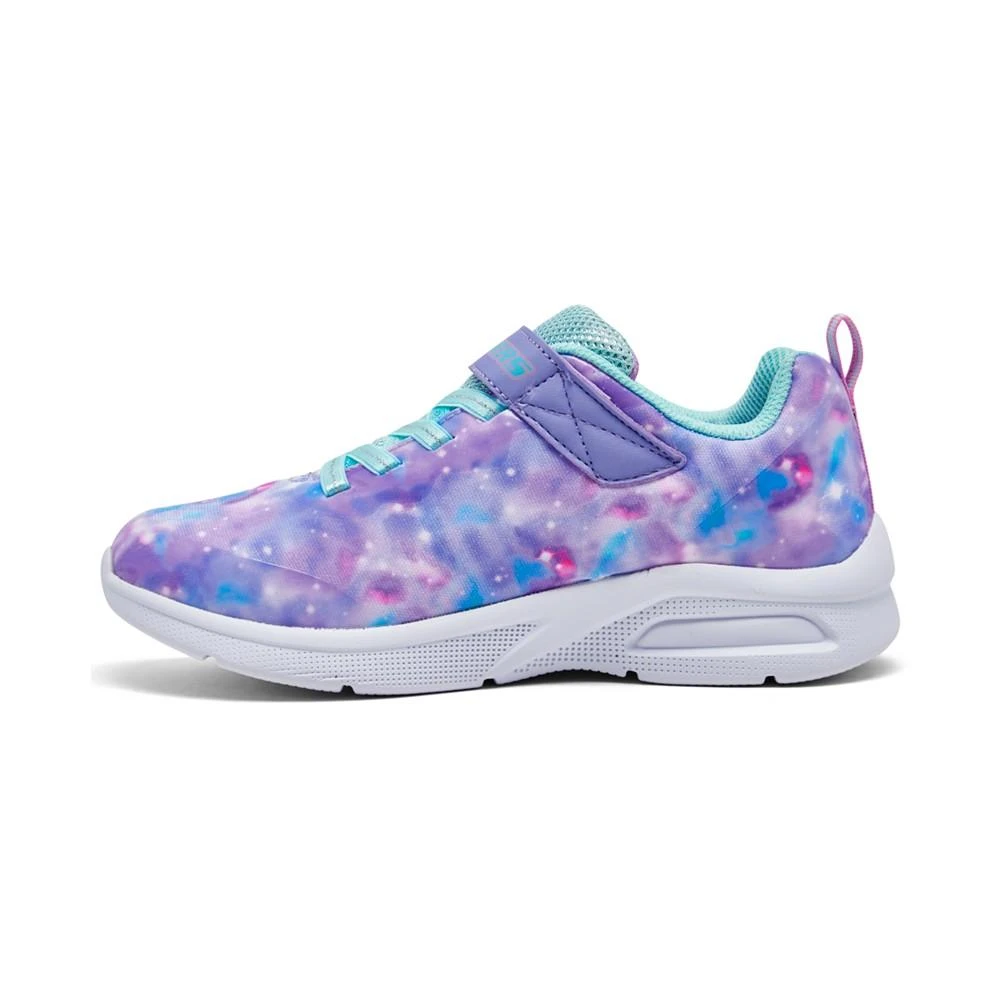 商品SKECHERS|Little Girls Microspec Max - Spiral Galaxy Stay-Put Casual Sneakers from Finish Line,价格¥150,第3张图片详细描述