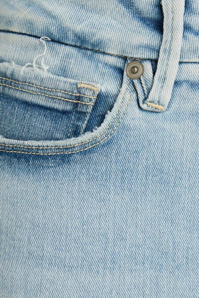 Good Curve cropped distressed high-rise skinny jeans商品第4张图片规格展示