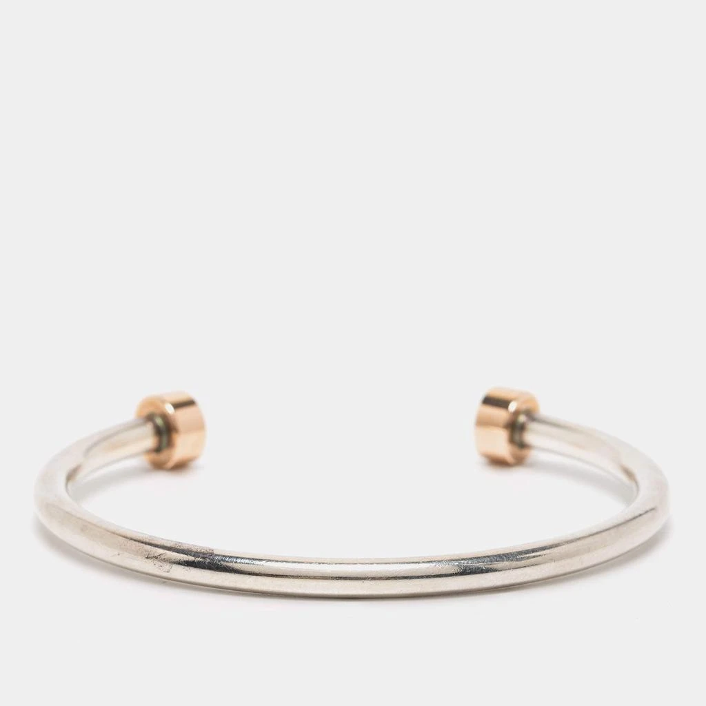 商品[二手商品] Tiffany & Co.|Tiffany & Co. Please Return to Tiffany & Co. Circle Edge Rubedo Sterling Siver Open Cuff Bracelet,价格¥2342,第1张图片